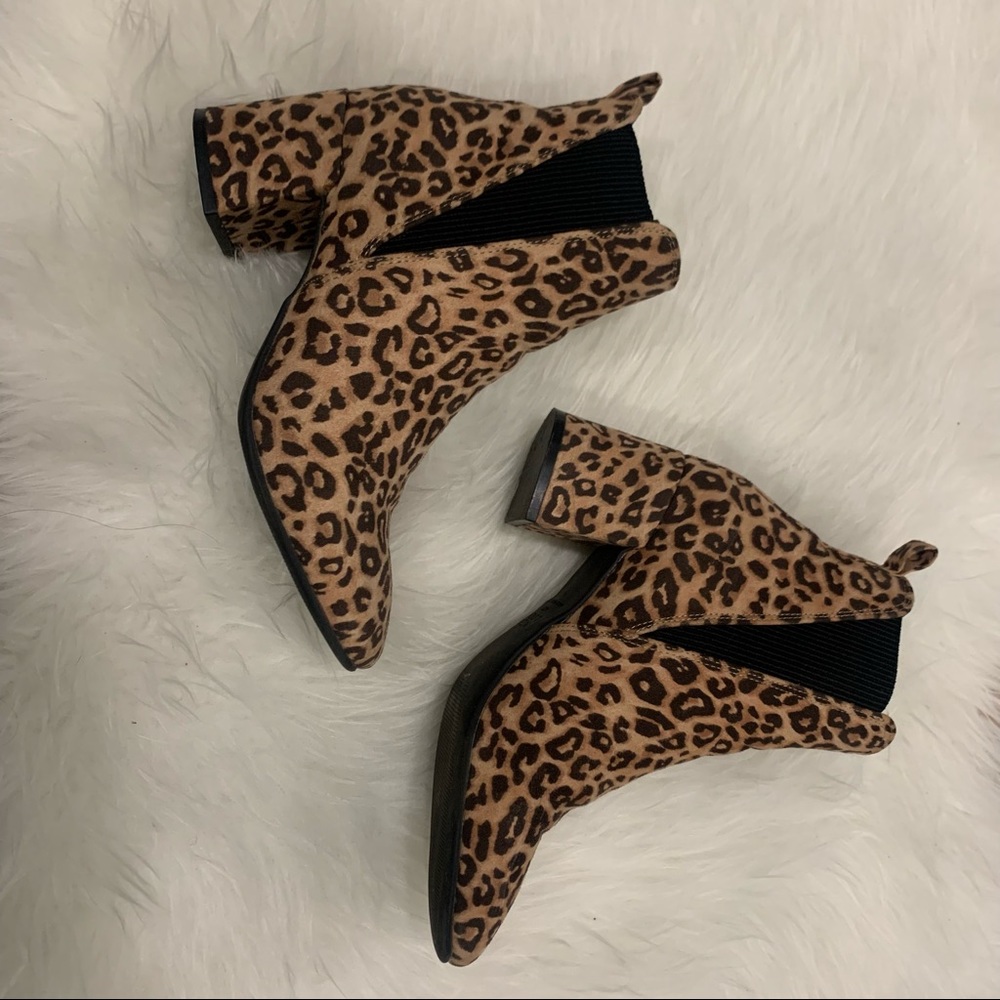 New Look leopard print boots